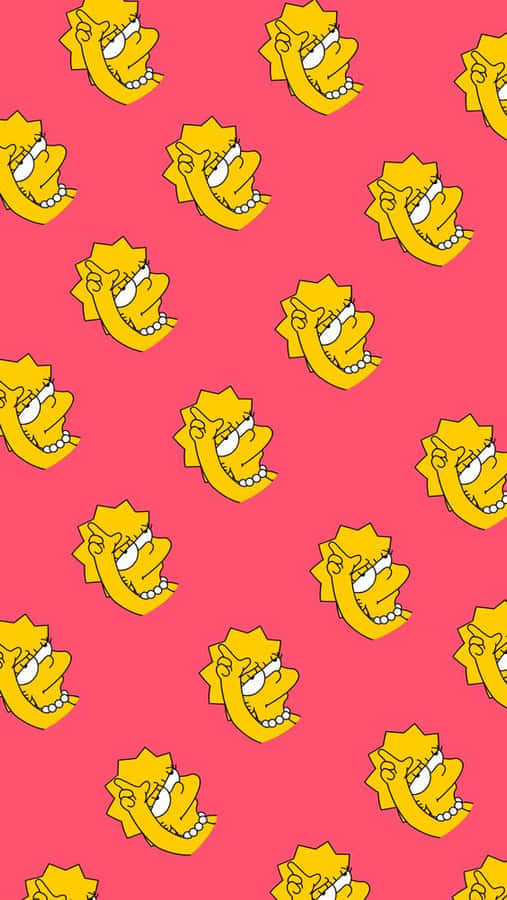 Lisa Simpson Aesthetic Portrait Wallpaper