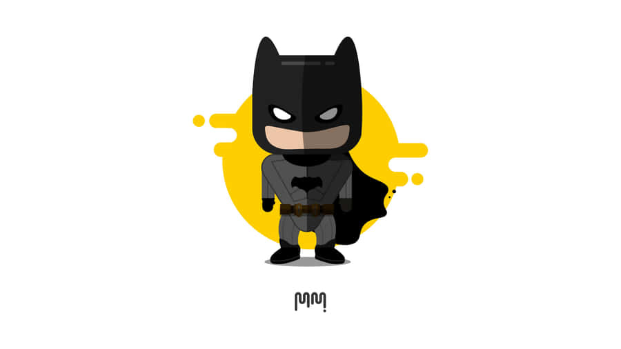 Little Batman Aesthetic Digital Art Wallpaper
