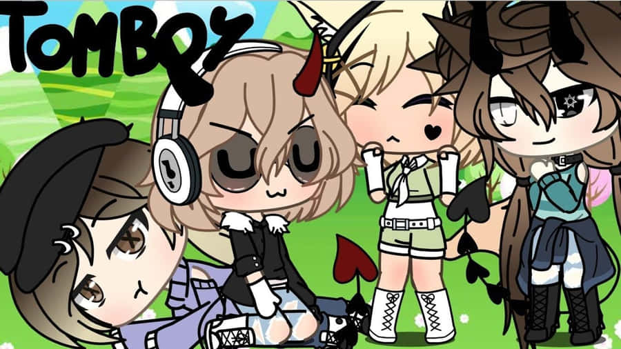 Live Life - Gacha Life Tomboy Wallpaper