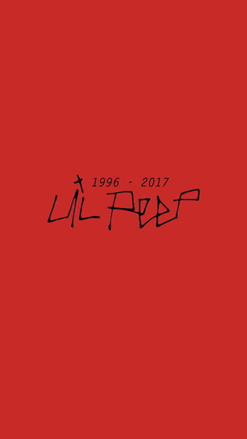 Logo Of The Late American Musician Lil Peep Wallpaper