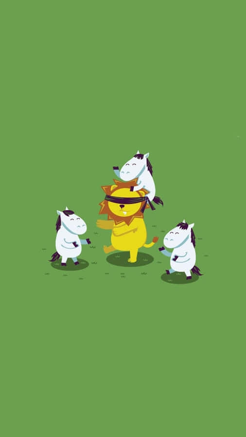 Look At This Adorable Cute Cartoon Animal! Wallpaper