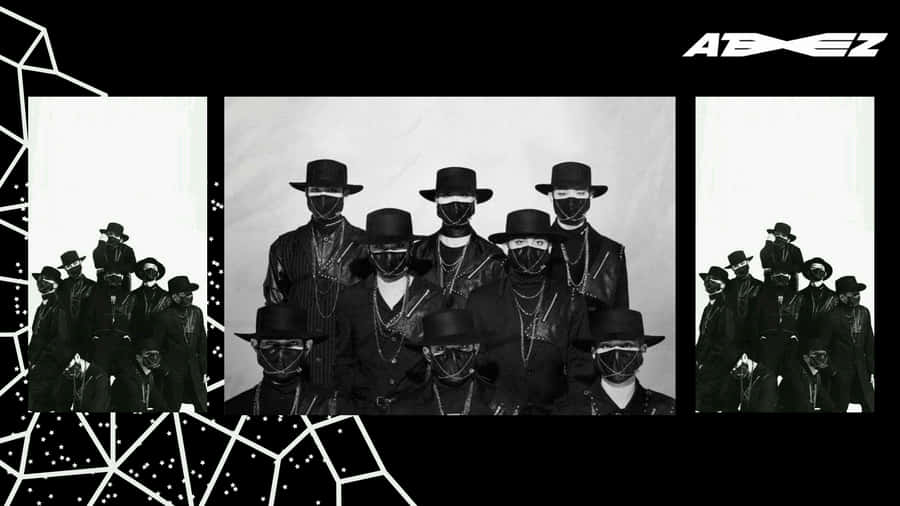 Look Stylish While You Work With Ateez Desktop! Wallpaper