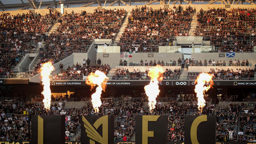 Los Angeles Fc Stadium Live Presentation Wallpaper