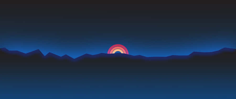 Lost In The Beauty Of The Retro Sunset Wallpaper