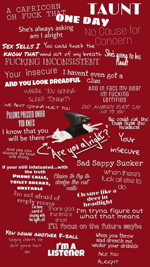 Love Joy Are You Alright Aesthetic Art Wallpaper