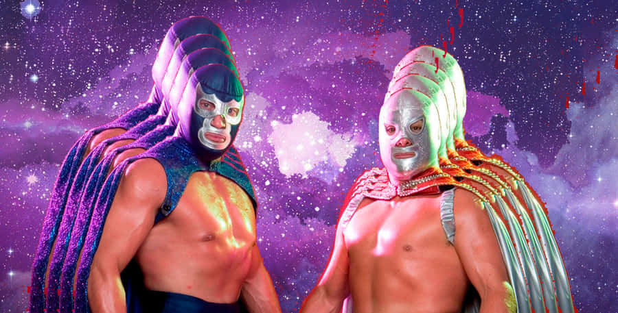 Luchadoresin Space Wallpaper