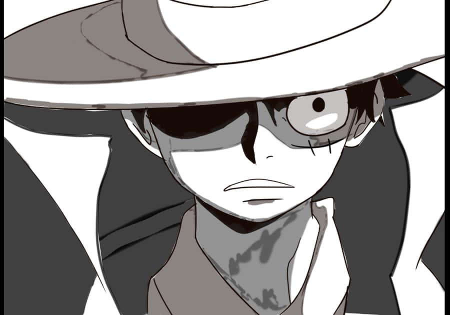 Luffy Ready For Adventure Wallpaper