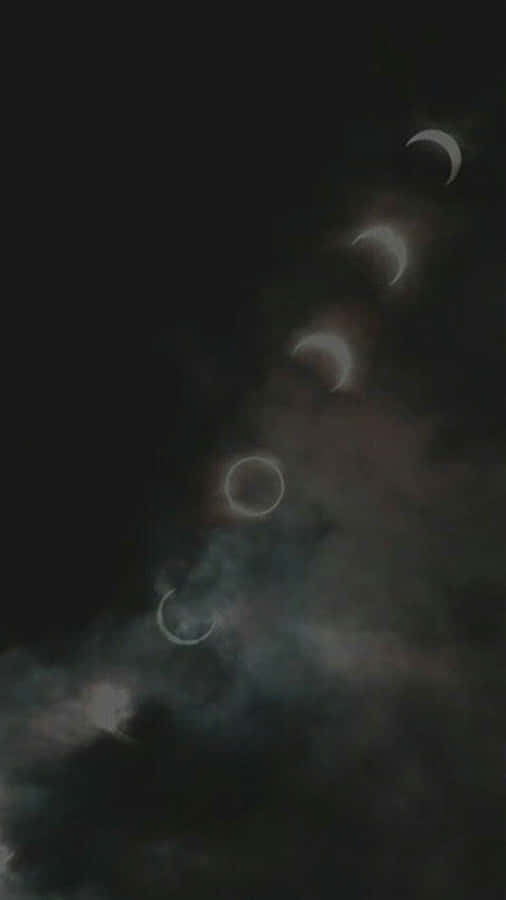 Lunar Phases Grunge Tumblr Aesthetic Wallpaper
