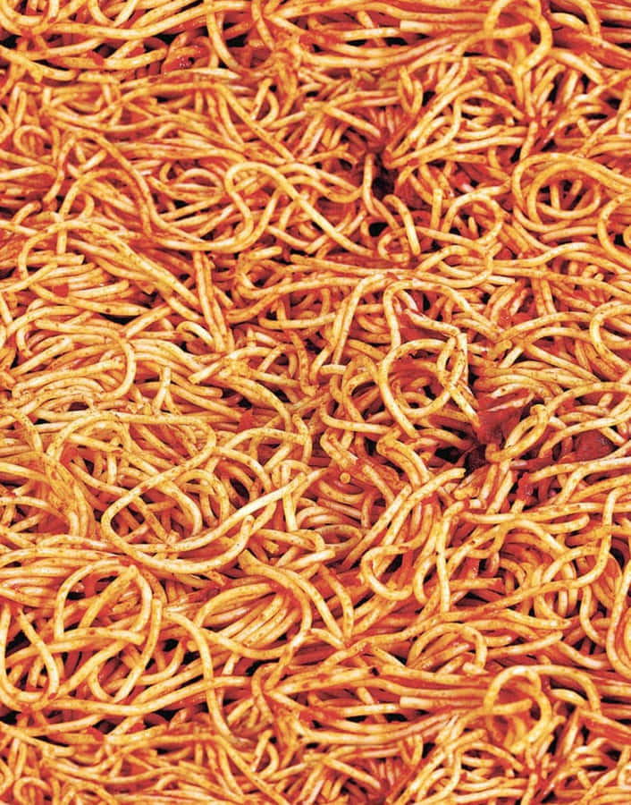 Luscious, Mouthwatering Spaghetti Platter Wallpaper
