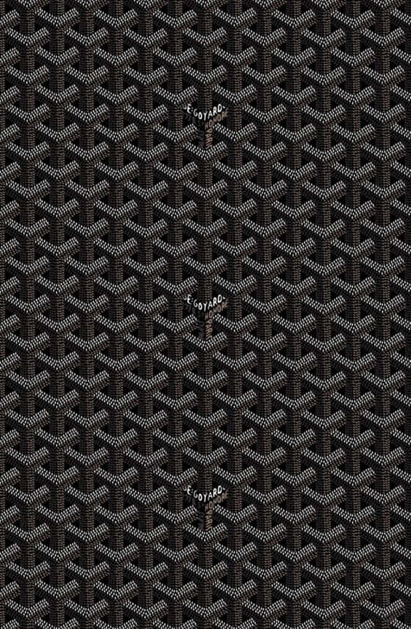 Luxury Aesthetic Maison Goyard Pattern Wallpaper