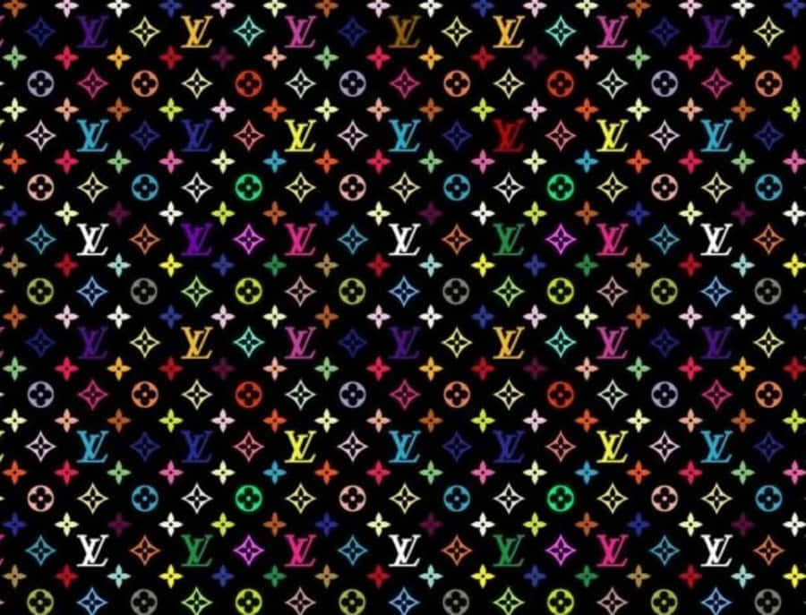 Luxury Brands Multicolored Louis Vuitton Wallpaper