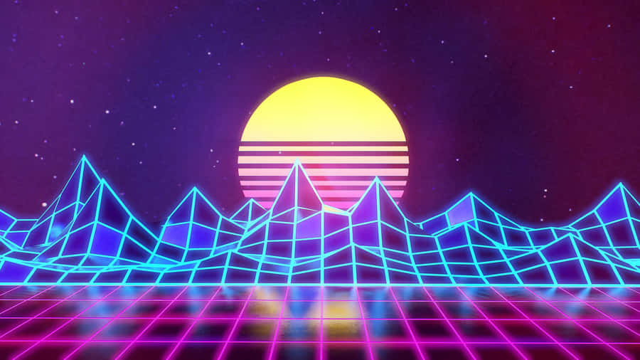 Macbook Retro Vibe Wallpaper