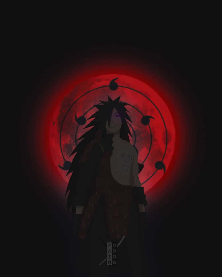 Madara Aesthetic Sharingan Vector Art Wallpaper