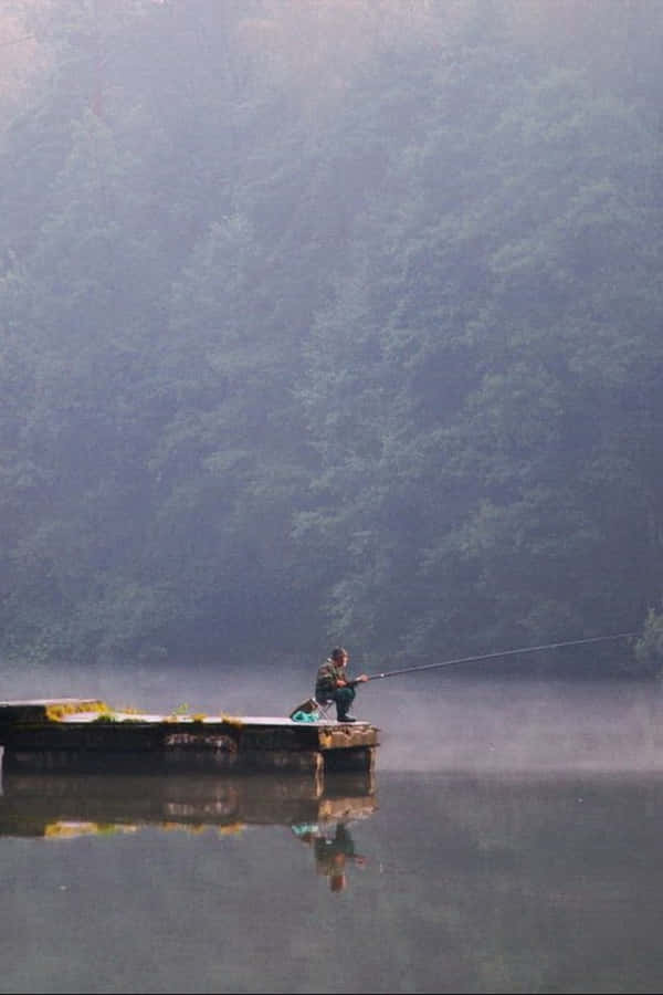 Magnificent Fishing Phone Theme Wallpaper