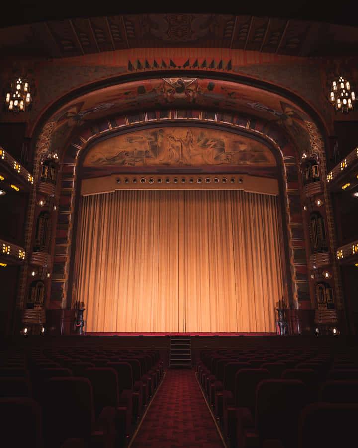 Magnificent Florida Theater Concert Hall Wallpaper