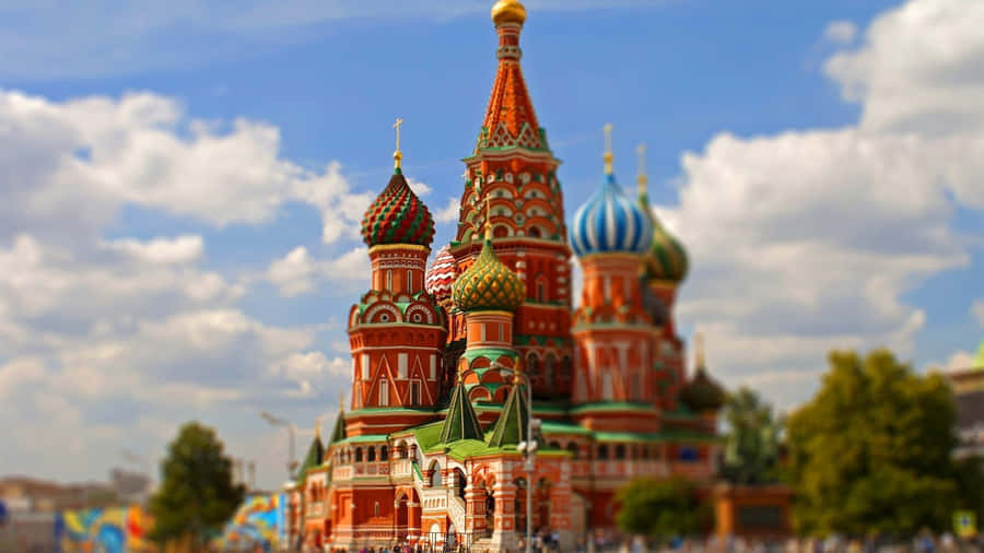 Majestic Landscape Of The Historic Kremlin In Moscow Wallpaper