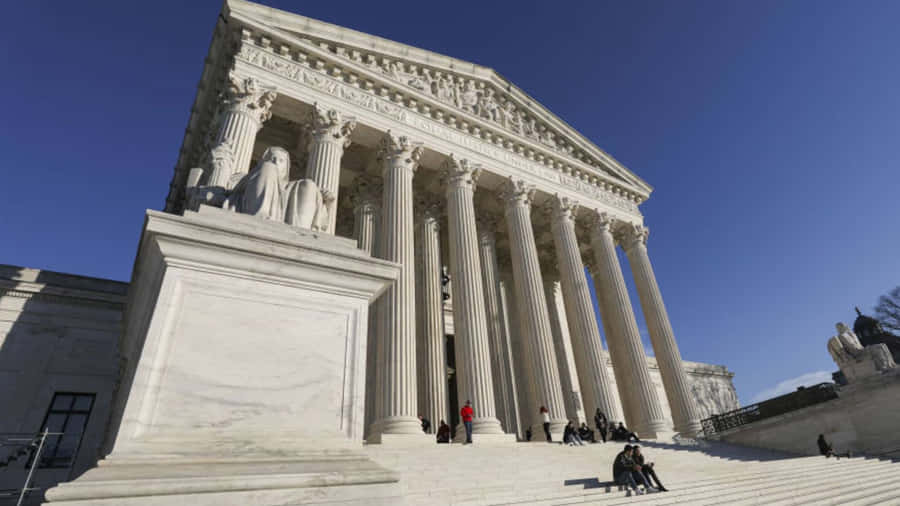Majestic Supreme Court Building View Wallpaper