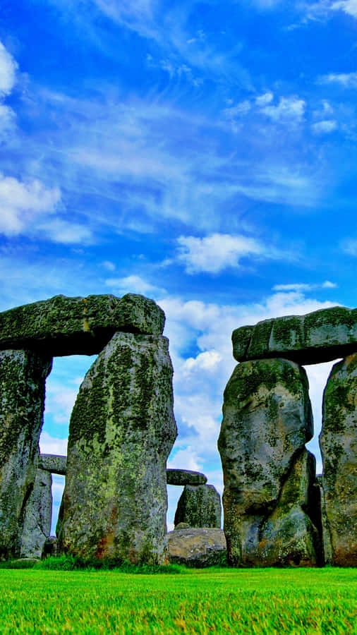 Majestic View Of Stonehenge In The United Kingdom Wallpaper