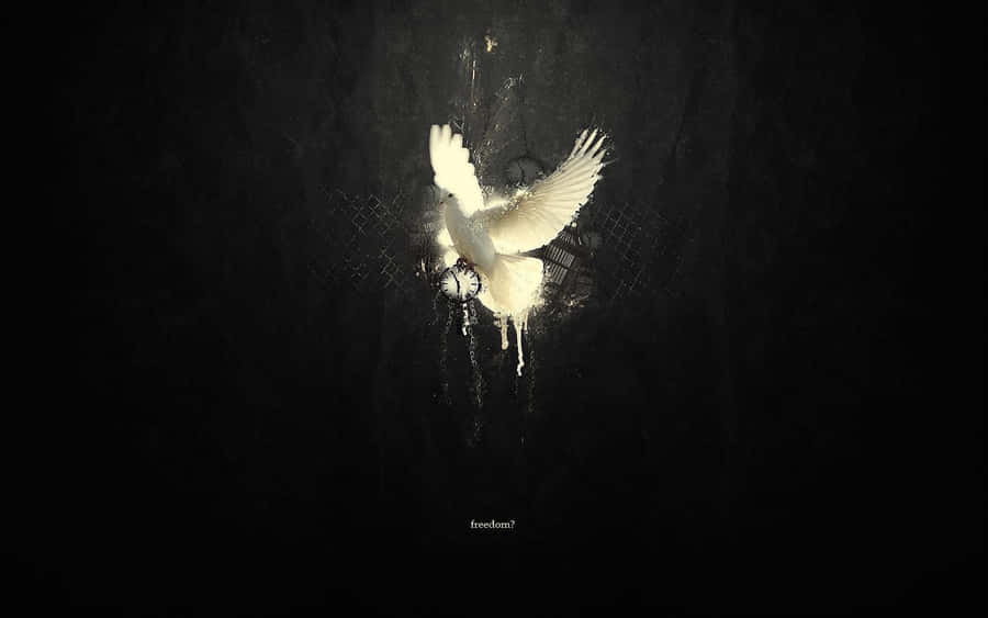 Majestic View Of Sunset In The Mountains Wallpaper