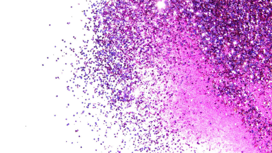 Make A Sparkle With Purple Glitter Wallpaper
