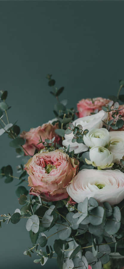 “make Your Iphone Stand Out With Gorgeous Floral Aesthetics” Wallpaper