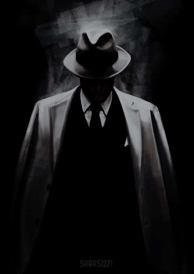 Man In Suit Mafia Iphone Wallpaper