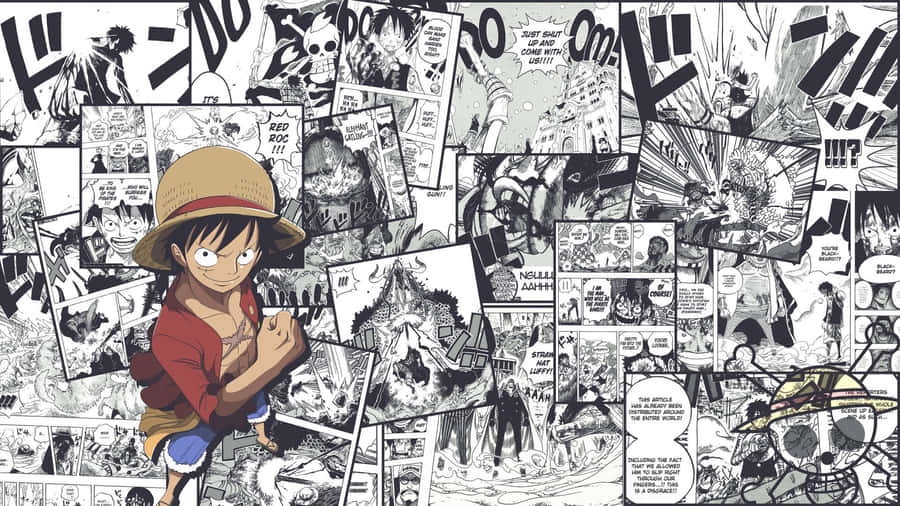 Manga Pages- Get Absorbed Into Adventurous Stories Wallpaper