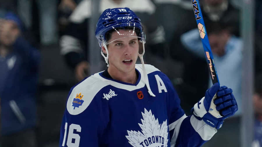 Maple Leafs Forward Mitchell Marner Wallpaper