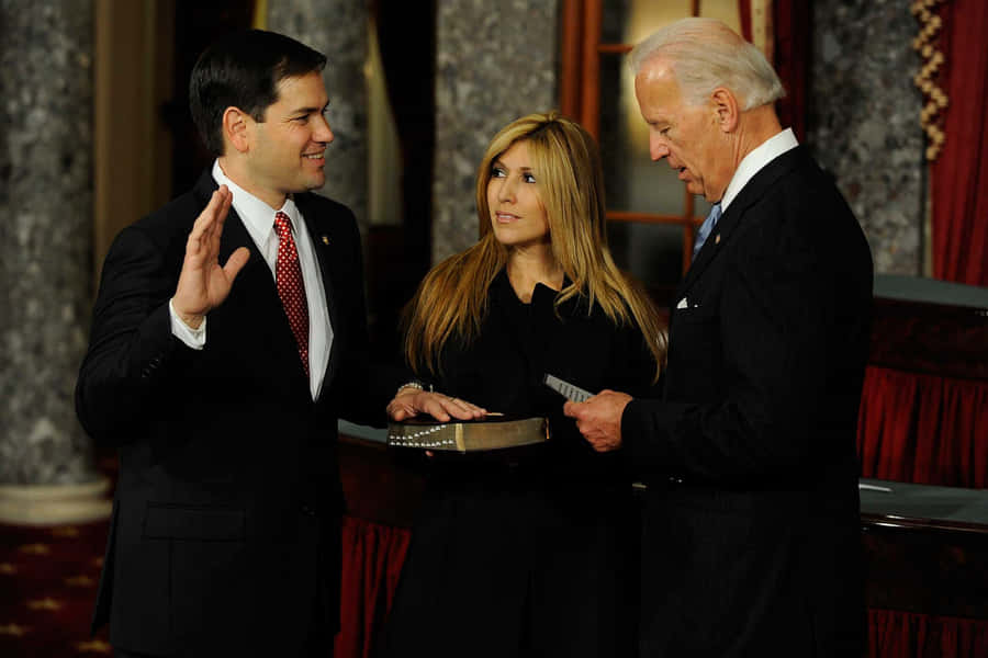 Marco Rubio Oath Taking Wallpaper