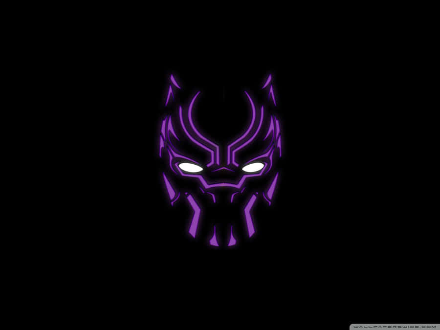 Marvel's Black Panther Stands Atop A Wakandan Mountain Wallpaper