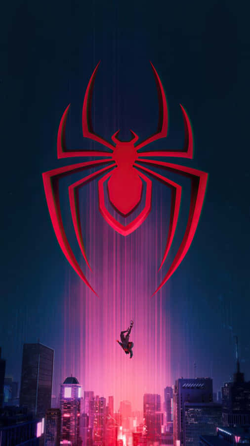 Marvel Spider Man Miles Morales Iphone Digital Artwork Wallpaper
