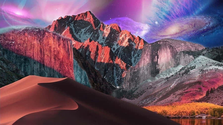 Mashup Mountains Macos Macbook Default Wallpaper