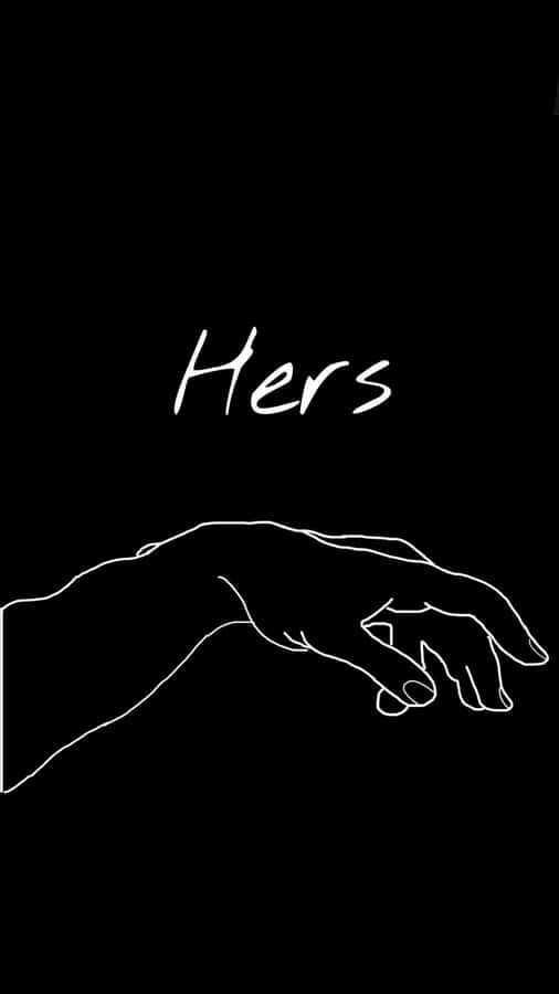 Matching Couple Pfp Black Hand Wallpaper