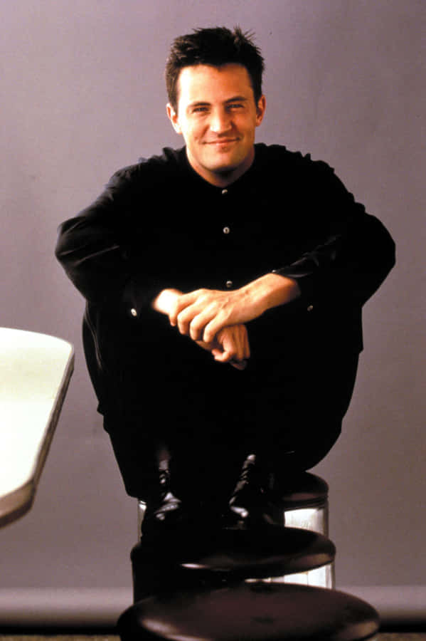 Matthew Perry Looking Pensive Wallpaper