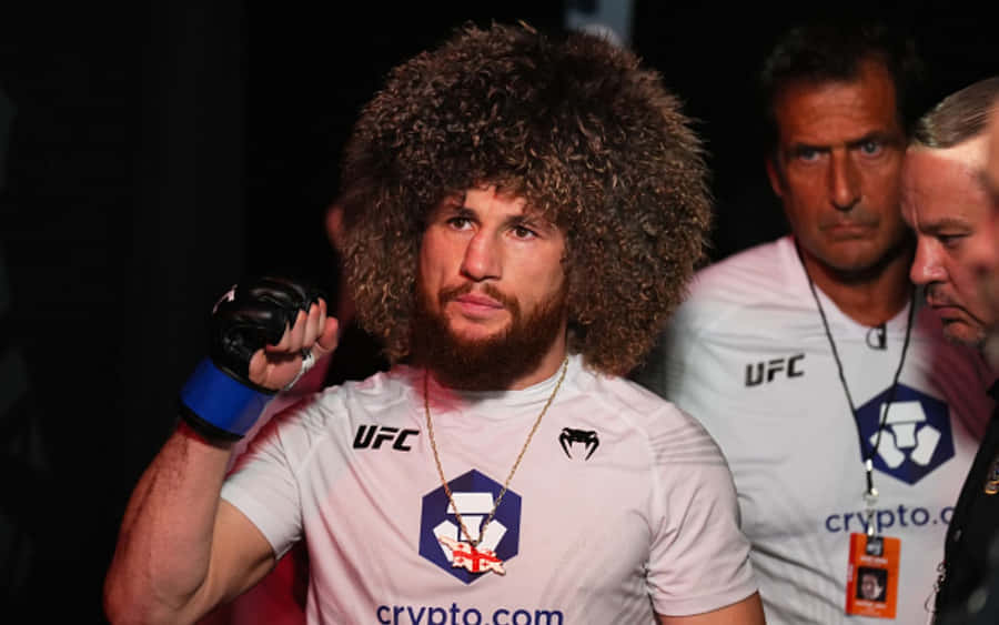 Merab Dvalishvili Looking Serious Wallpaper