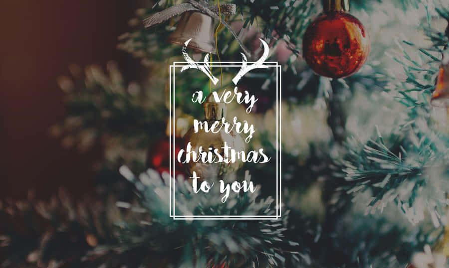 Merry Christmas Aesthetic Computer Wallpaper