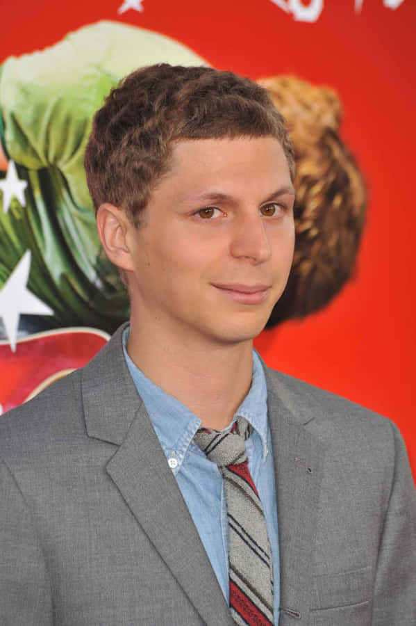 Michael Cera Looking Serious. Wallpaper