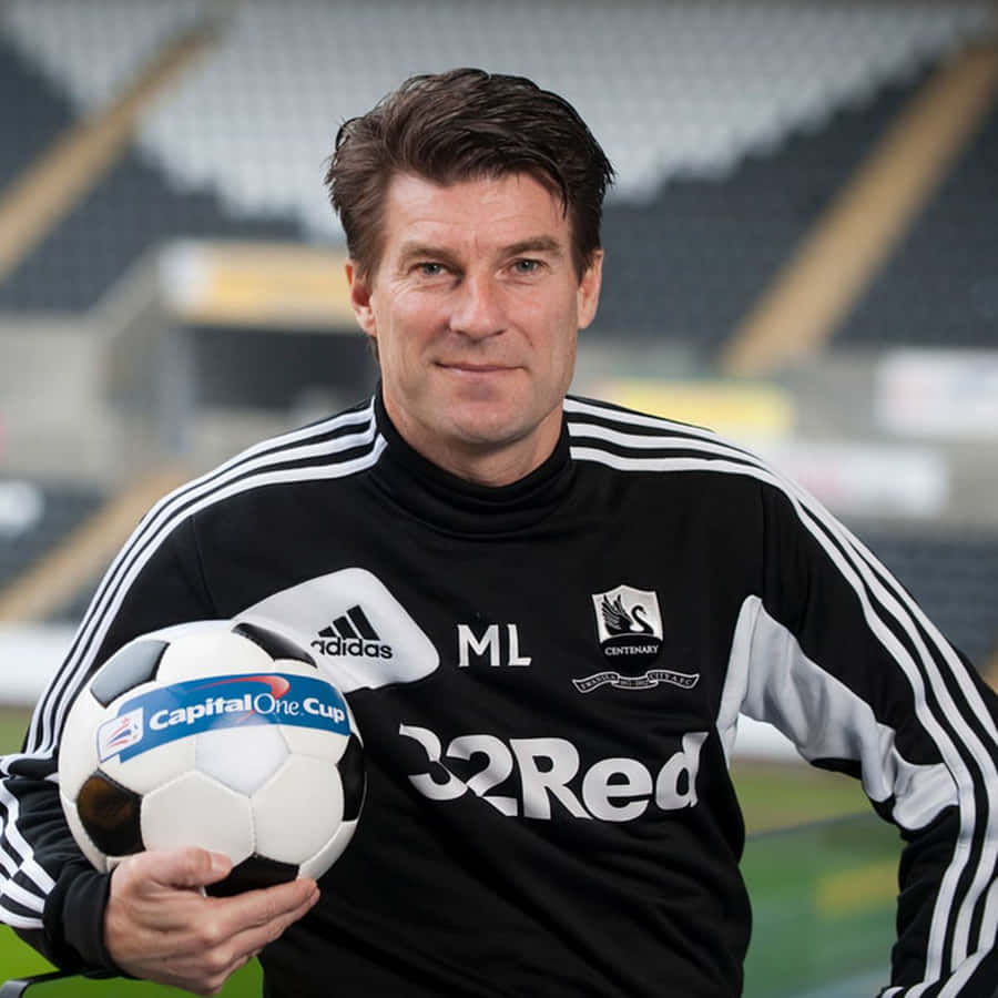Michael Laudrup Poses For Interview Wallpaper