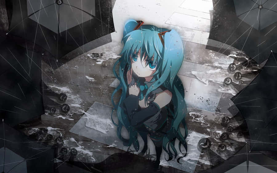 Miku City Depressed Pfp Wallpaper