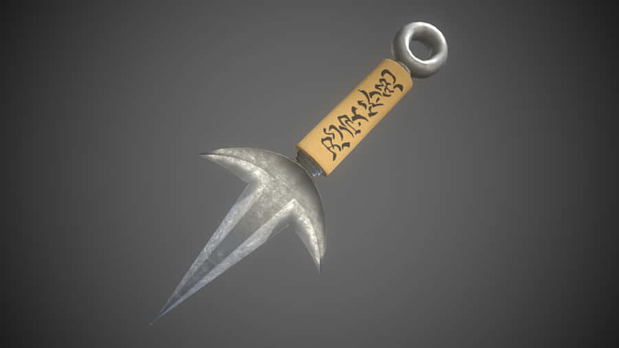 Minato Kunai Weapon3 D Render Wallpaper