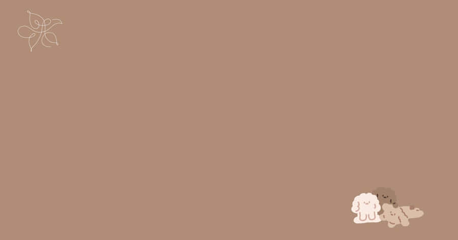Minimalist Brown Aesthetic Desktop Background Wallpaper