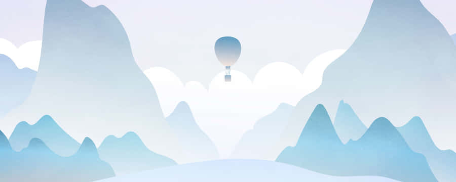 Minimalist Dual Monitor Home Office Setup Wallpaper