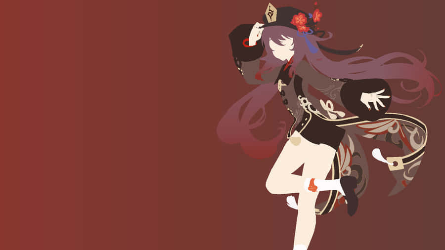 Minimalist Hu Tao Pfp Wallpaper