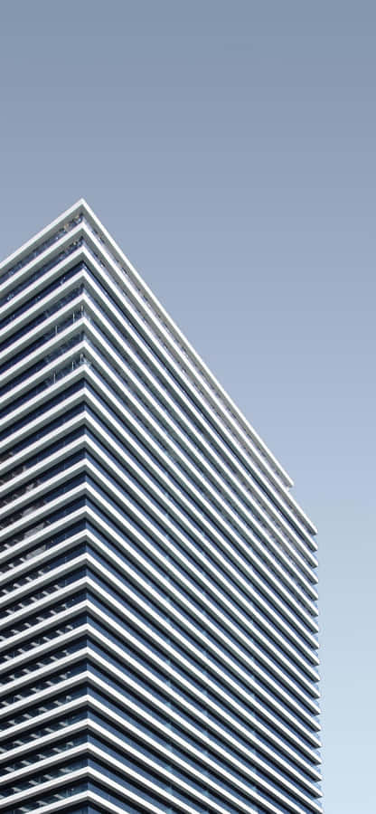 Modern Iphone Canary Wharf Building Complex Wallpaper