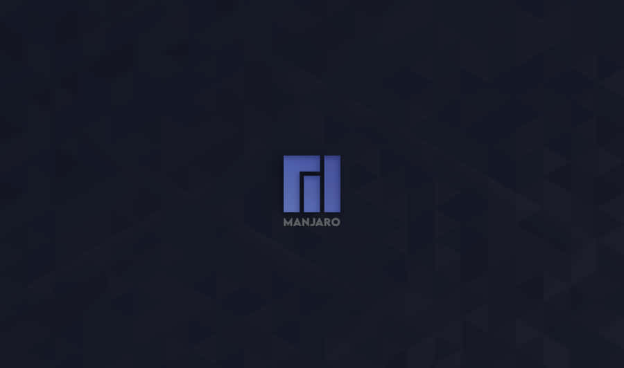 Monjaro Blue Logo Black Background Wallpaper