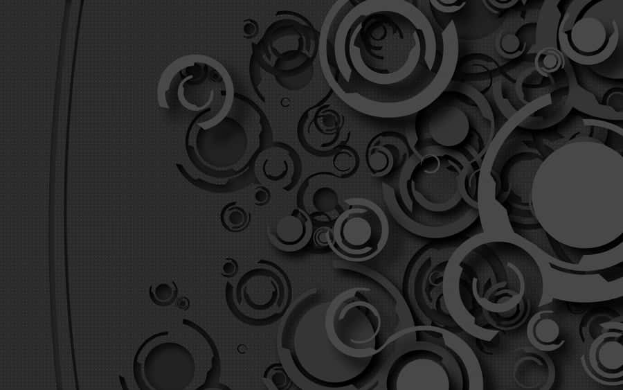 Monochrome Abstract Art Wallpaper