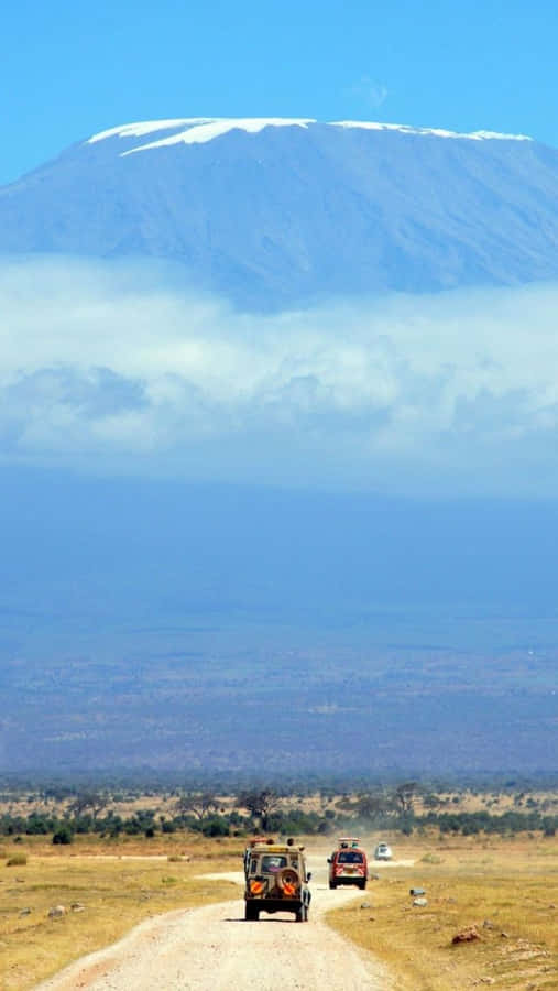 Mount Kilimanjaro In Africa Portrait Wallpaper