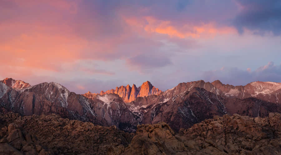 Mount Whitney Mountain Peak Macbook Default Wallpaper