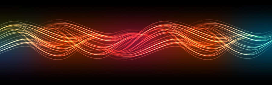 Multi Monitor Strands Of Strings Wallpaper