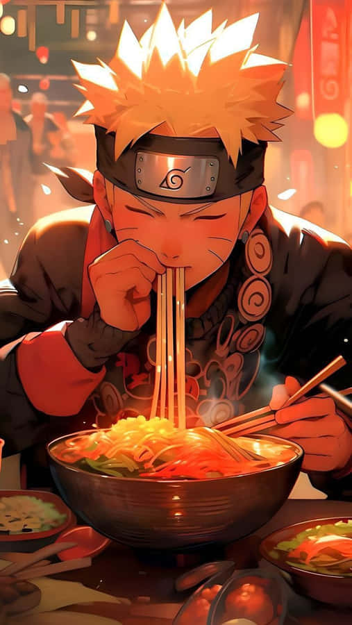 Naruto_ Ramen_ Enjoyment Wallpaper